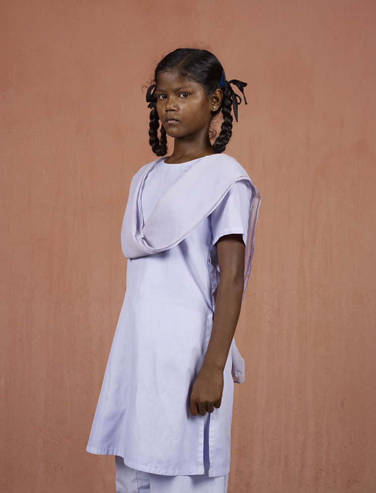 South Asian Indian girl in school uniform MR 719B, Stock Photo, Picture And  Royalty Free Image. Pic. WR0283968 | agefotostock